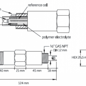 Điện Cực ORP Cổng BNC Cáp 5m với matching pin Hanna HI2003/5 3 Điện Cực ORP Cổng BNC Cáp 5m với matching pin Hanna HI2003/5