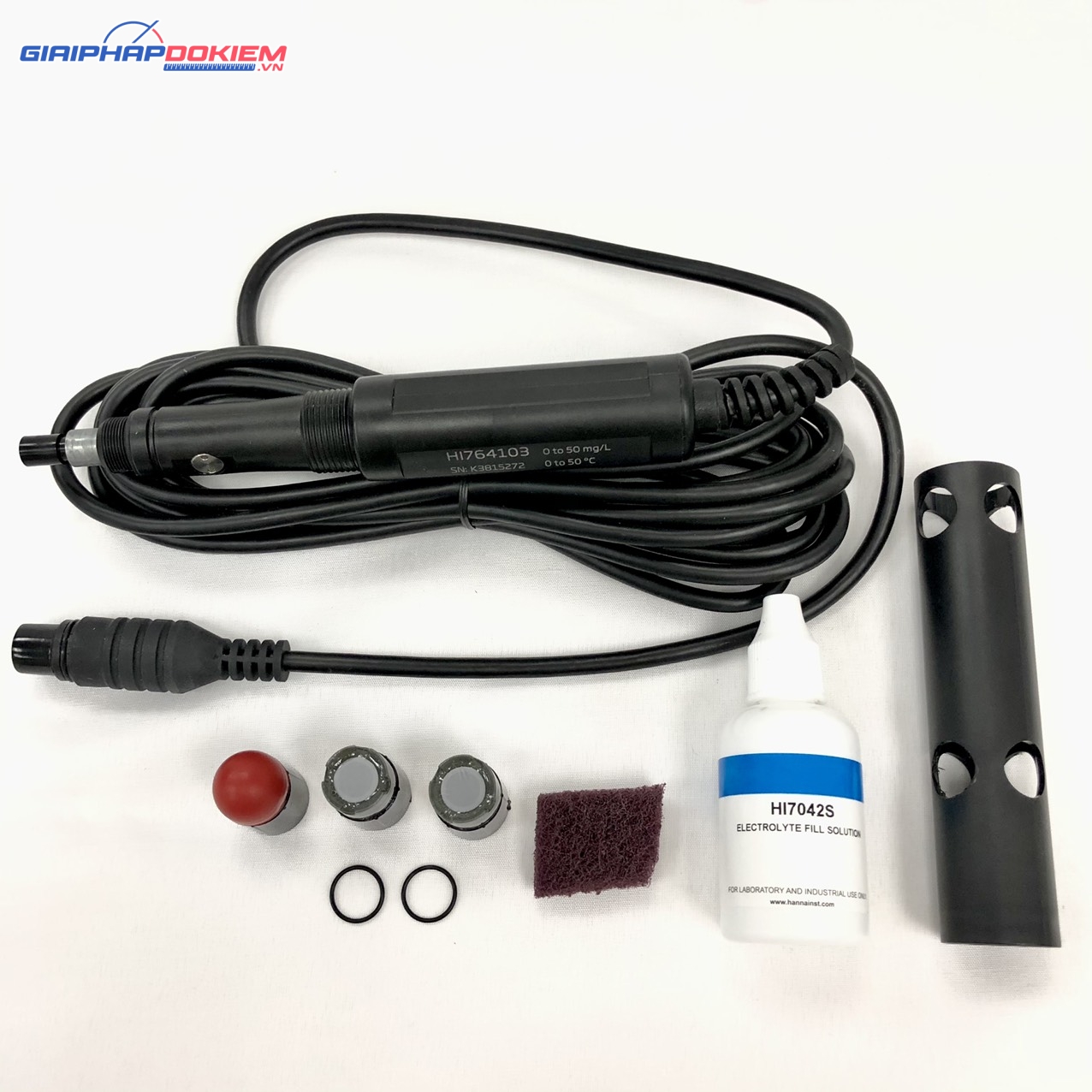 Điện Cực Oxy Hòa Tan Dạng Galvanic Cho Máy HI98199, Cáp 4m Hanna HI764103 4 Điện Cực Oxy Hòa Tan Dạng Galvanic Cho Máy HI98199, Cáp 4m Hanna HI764103