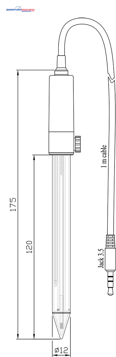 Điện Cực pH Cho Chất Bán Rắn Và Nhũ Tương Cổng 3.5mm Hanna HI10530 2 Điện Cực pH Cho Chất Bán Rắn Và Nhũ Tương Cổng 3.5mm Hanna HI10530