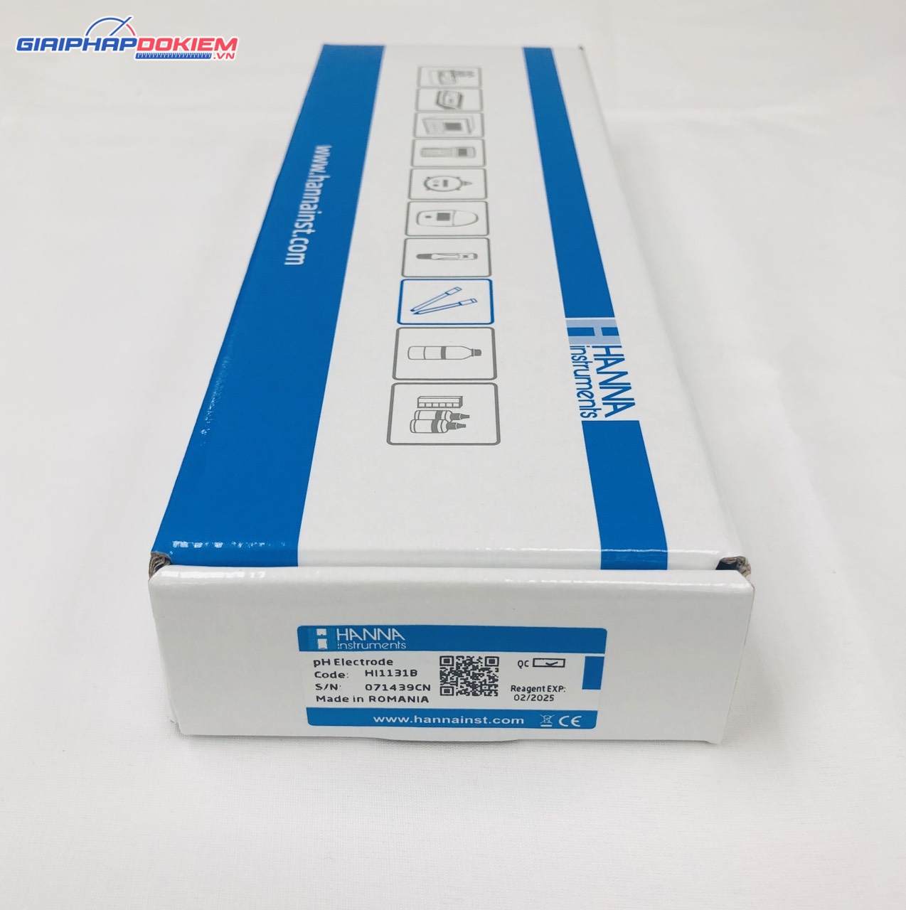 Điện Cực pH Thủy Tinh Cổng BNC Hanna HI1131B 3 Điện Cực pH Thủy Tinh Cổng BNC Hanna HI1131B