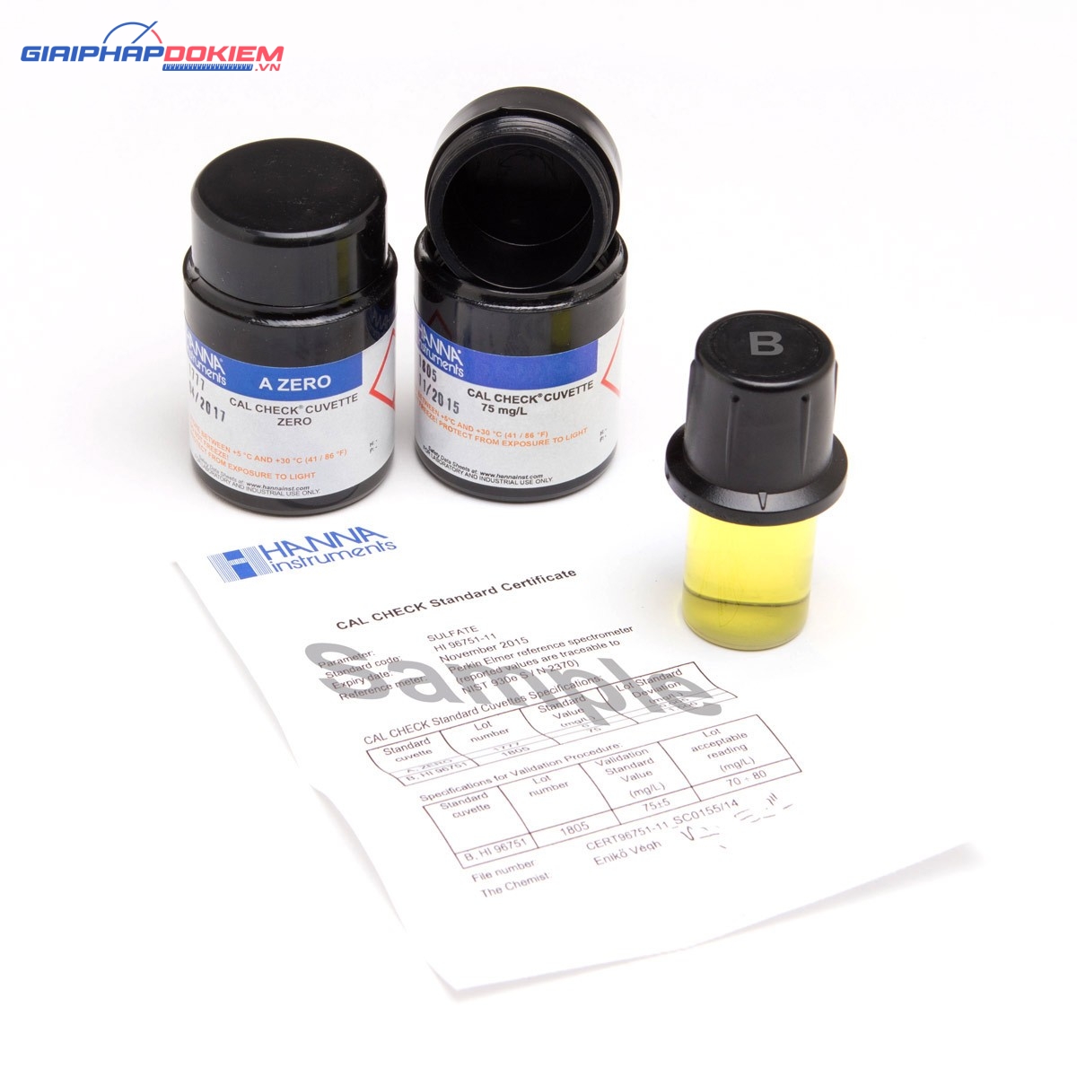 Dung Dịch CAL Check™ Chuẩn Amoni Thang Trung Dùng Cho Máy HI96715 Hanna HI96715-11 1 Dung Dịch CAL Check™ Chuẩn Amoni Thang Trung Dùng Cho Máy HI96715 Hanna HI96715-11