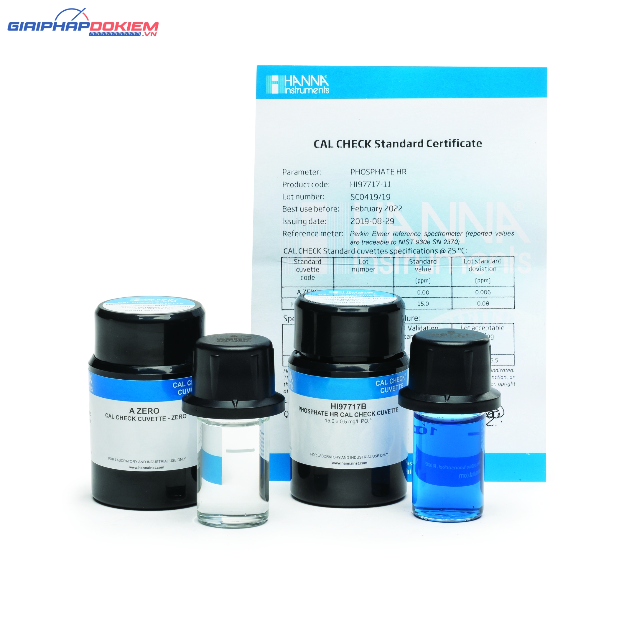 Dung Dịch CAL Check™ Chuẩn Photphat Thang Thấp Dùng Cho Máy HI97713 Hanna HI97713-11 1 Dung Dịch CAL Check™ Chuẩn Photphat Thang Thấp Dùng Cho Máy HI97713 Hanna HI97713-11