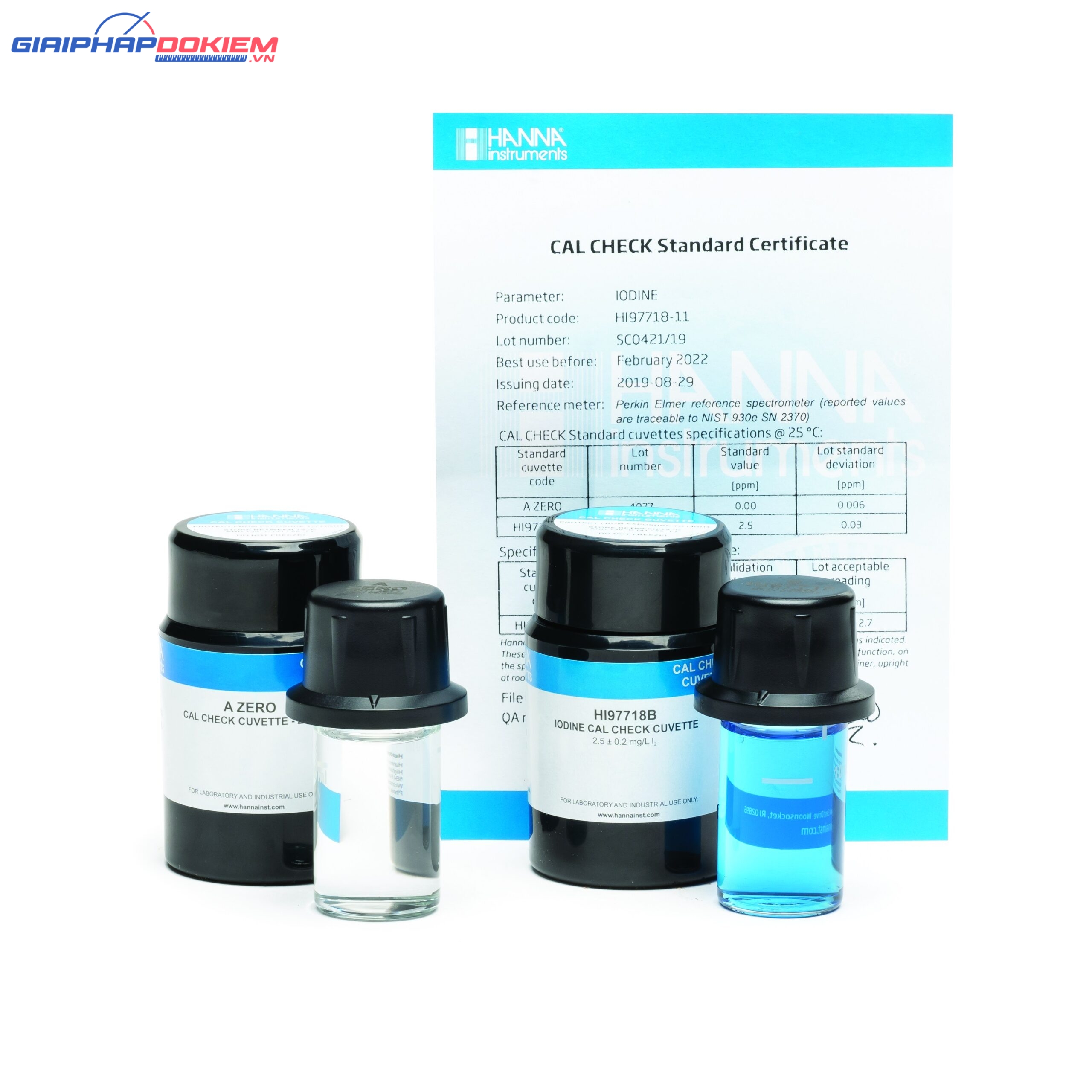 Dung Dịch CAL Check™ Iot Hiệu Chuẩn Máy Đo Quang Hanna HI97718-11 1 Dung Dịch CAL Check™ Iot Hiệu Chuẩn Máy Đo Quang Hanna HI97718-11