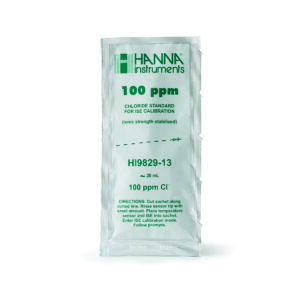 Dung Dịch Hiệu Chuẩn Cloride 100ppm Dạng Gói 20mL (25 Gói) Hanna HI9829-13