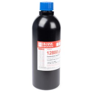Dung Dịch Hiệu Chuẩn Độ Dẫn (EC) 12880 µS/cm, Chai FDA 500mL Hanna HI8030L