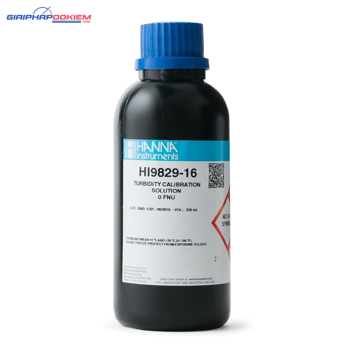 Dung Dịch Hiệu Chuẩn Độ Đục 0 FNU (230mL) Hanna HI9829-16 1 Dung Dịch Hiệu Chuẩn Độ Đục 0 FNU (230mL) Hanna HI9829-16