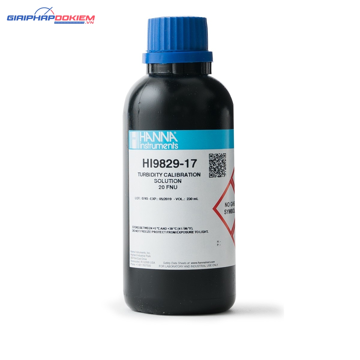 Dung Dịch Hiệu Chuẩn Độ Đục 20 FNU (230mL) Hanna HI9829-17 1 Dung Dịch Hiệu Chuẩn Độ Đục 20 FNU (230mL) Hanna HI9829-17