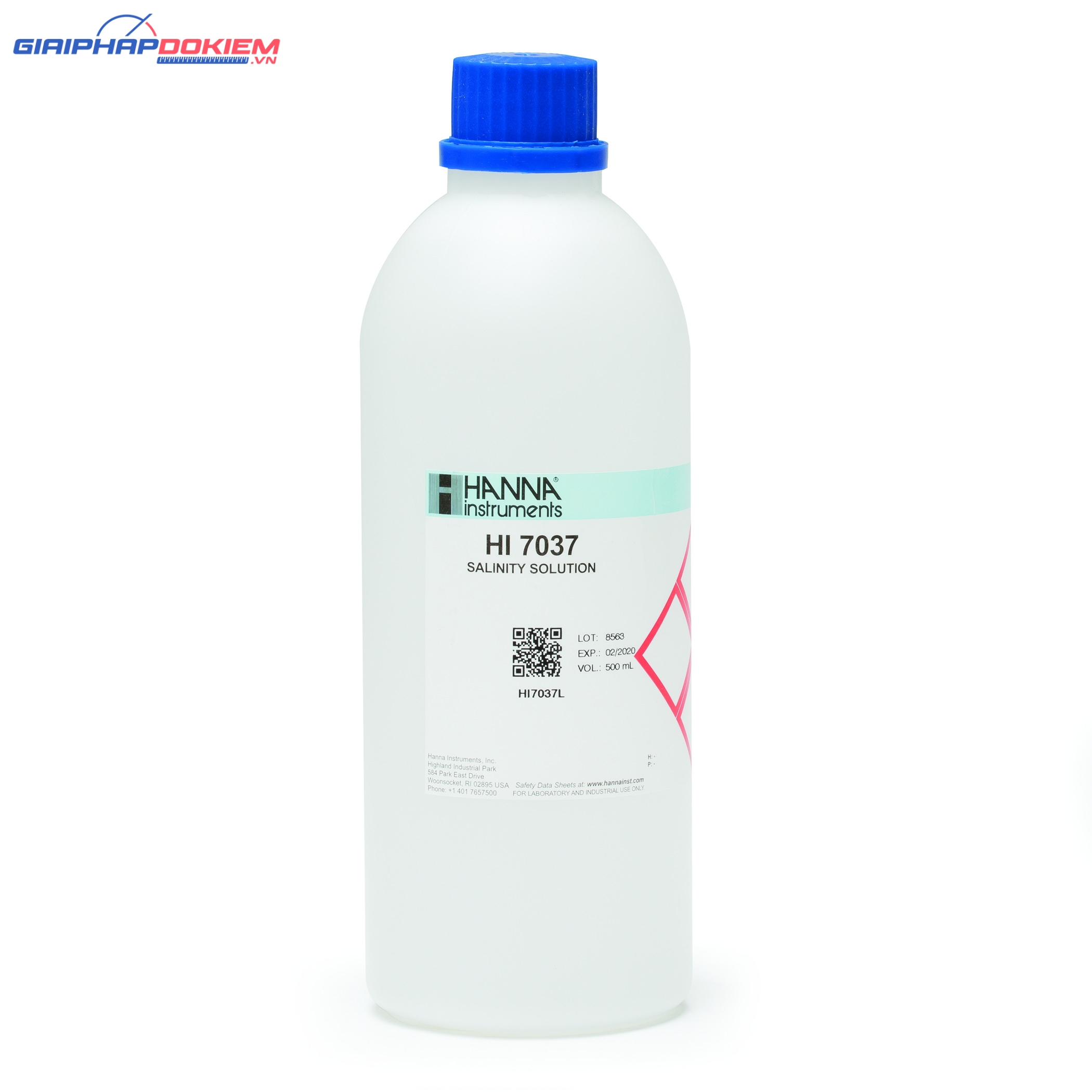 Dung Dịch Hiệu Chuẩn NaCl 100%, Chai 500mL Hanna HI7037L 1 Dung Dịch Hiệu Chuẩn NaCl 100%, Chai 500mL Hanna HI7037L