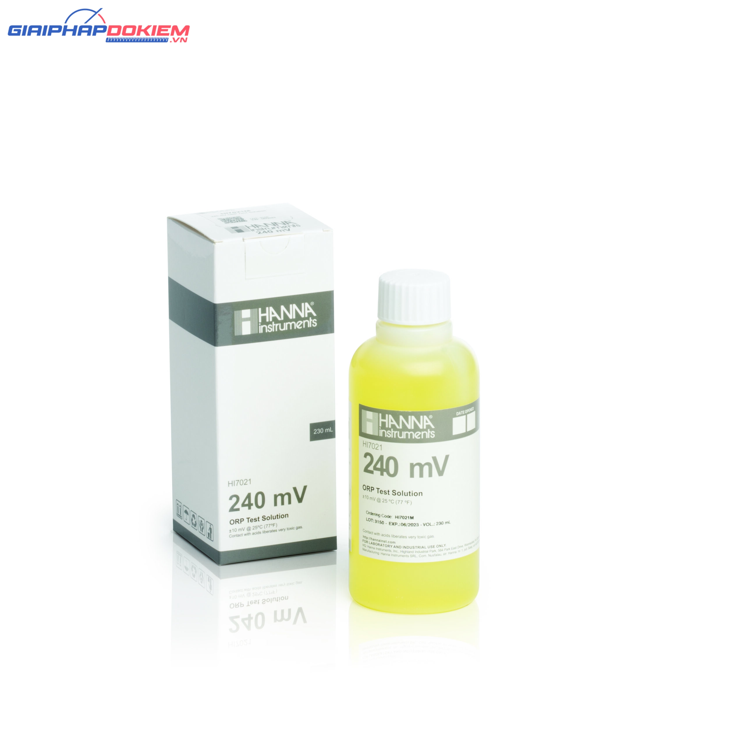 Dung Dịch Hiệu Chuẩn ORP 240 mV, 250mL Hanna HI7021M 1 Dung Dịch Hiệu Chuẩn ORP 240 mV, 250mL Hanna HI7021M