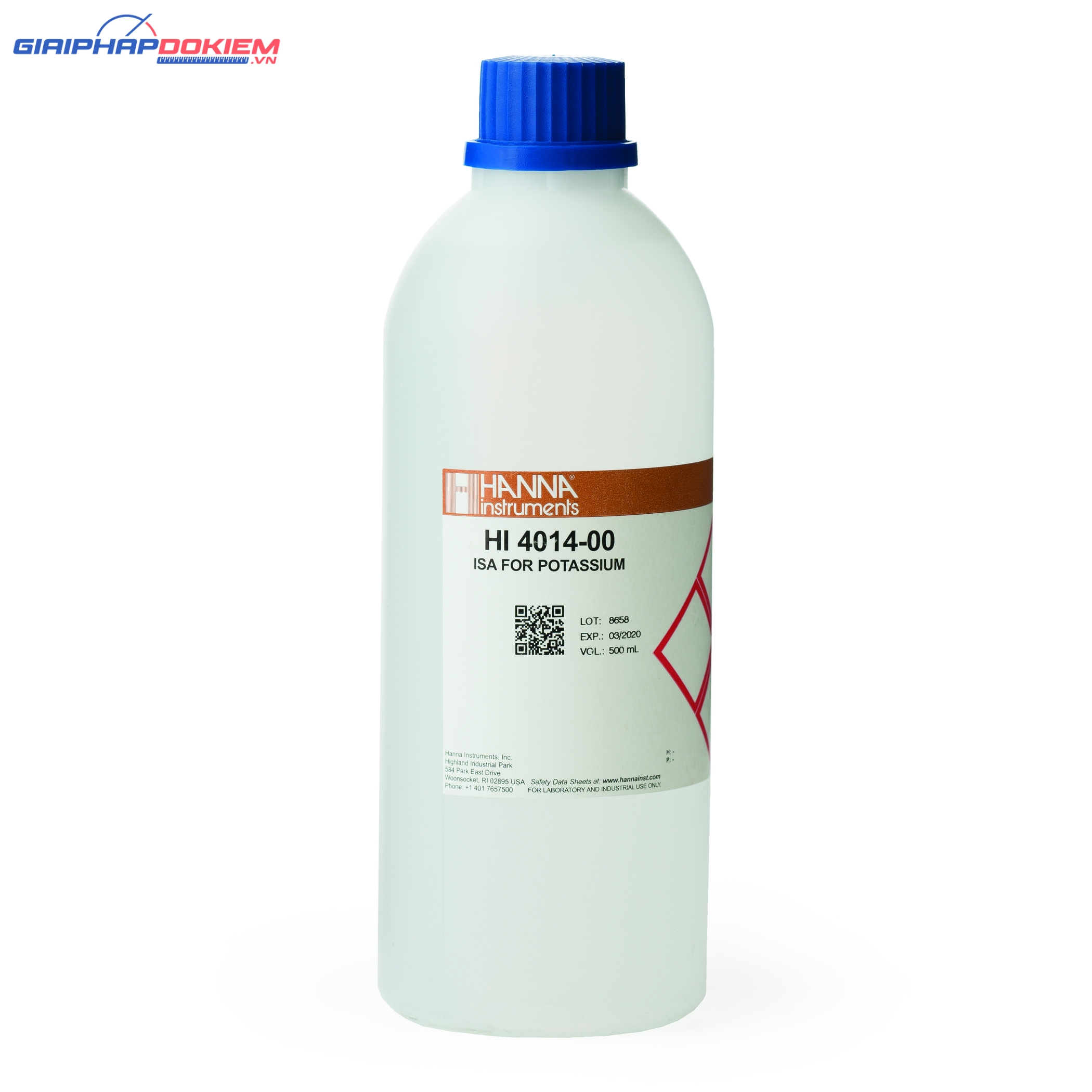 Dung Dịch ISA Cho Điện Cực Kali, 500mL Hanna HI4014-00 1 Dung Dịch ISA Cho Điện Cực Kali, 500mL Hanna HI4014-00