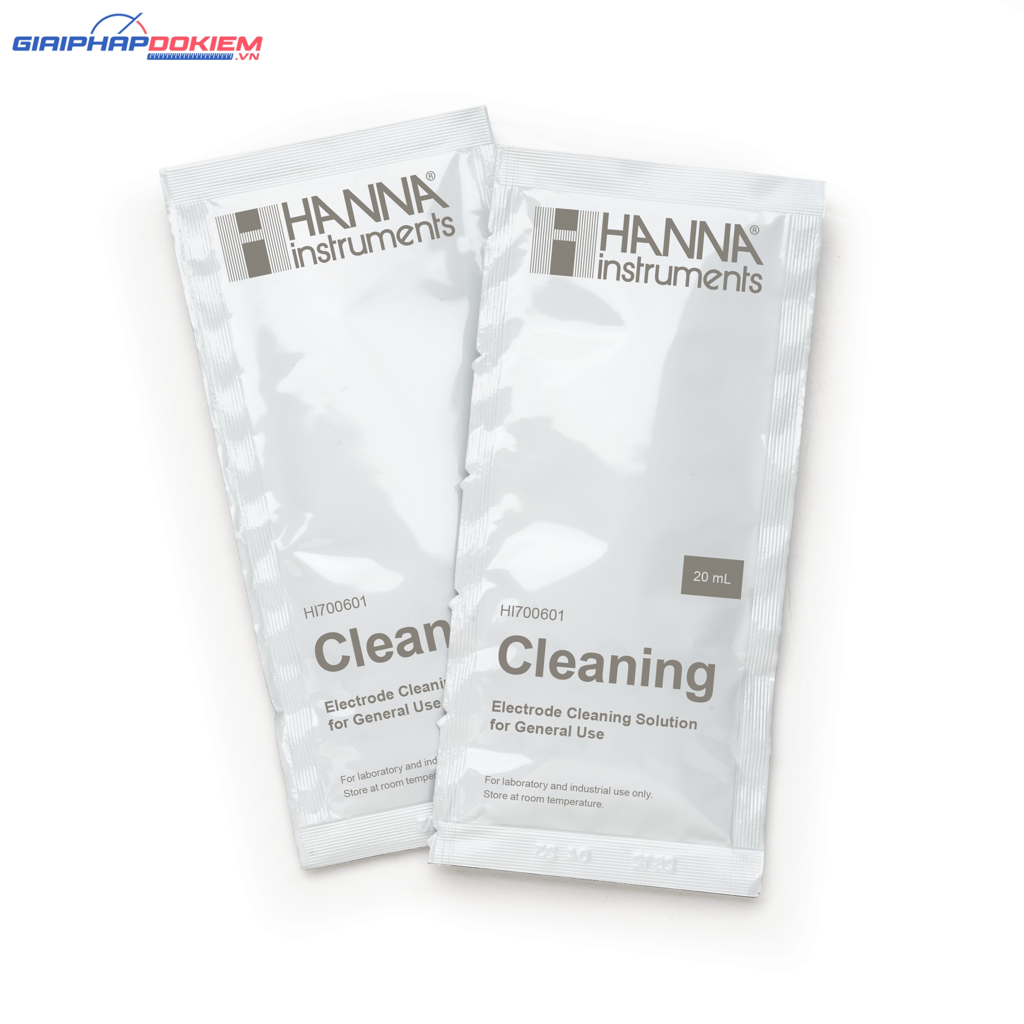 Dung Dịch Rửa Điện Cực Thông Dụng, Gói 20mL(25 gói) Hanna HI700601P 1 Dung Dịch Rửa Điện Cực Thông Dụng, Gói 20mL(25 gói) Hanna HI700601P