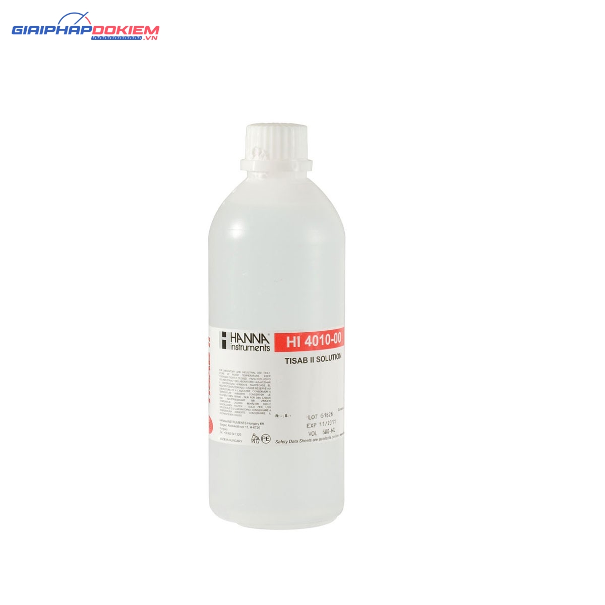 Dung Dịch TISAB II Cho Điện Cực Floride, 500mL Hanna HI4010-00 1 Dung Dịch TISAB II Cho Điện Cực Floride, 500mL Hanna HI4010-00