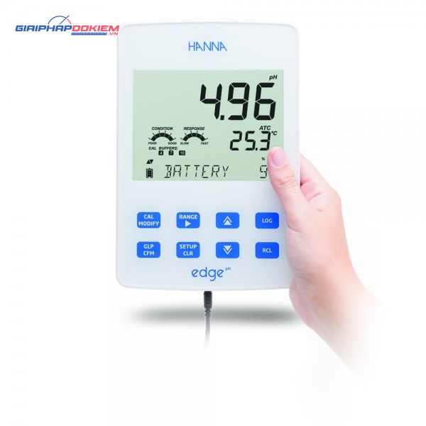 edge® đơn chỉ tiêu - Máy Đo pH/ORP/Nhiệt Độ Hanna HI2002-02 2 edge® đơn chỉ tiêu - Máy Đo pH/ORP/Nhiệt Độ Hanna HI2002-02