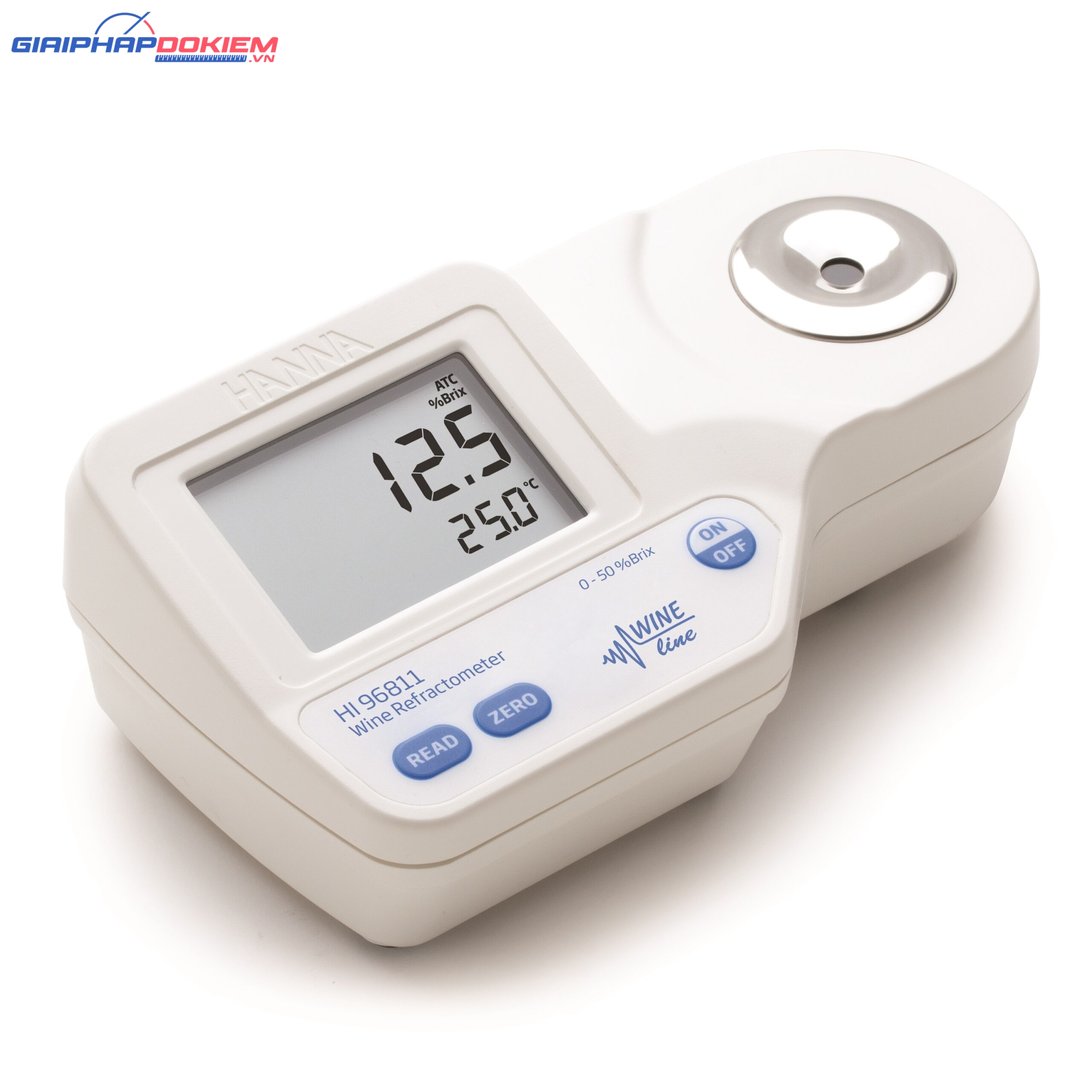Khúc Xạ Kế Đo Đường (%Brix) Trong Rượu, Mẫu Ủ Và Nước Ép Hanna HI96811 1 Khúc Xạ Kế Đo Đường (%Brix) Trong Rượu, Mẫu Ủ Và Nước Ép Hanna HI96811