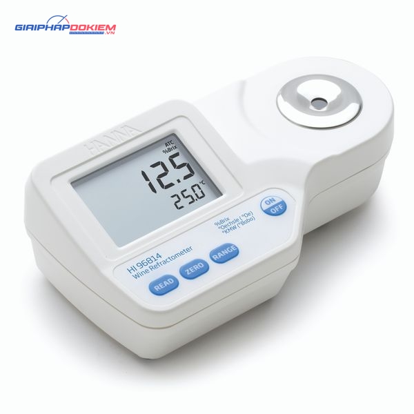 Khúc Xạ Kế Đo Đường (% Brix,°Oe và °KMW) Trong Rượu, Mứt Và Nước Ép Hanna HI96814 Khúc Xạ Kế Đo Đường (% Brix,°Oe và °KMW) Trong Rượu, Mứt Và Nước Ép Hanna HI96814