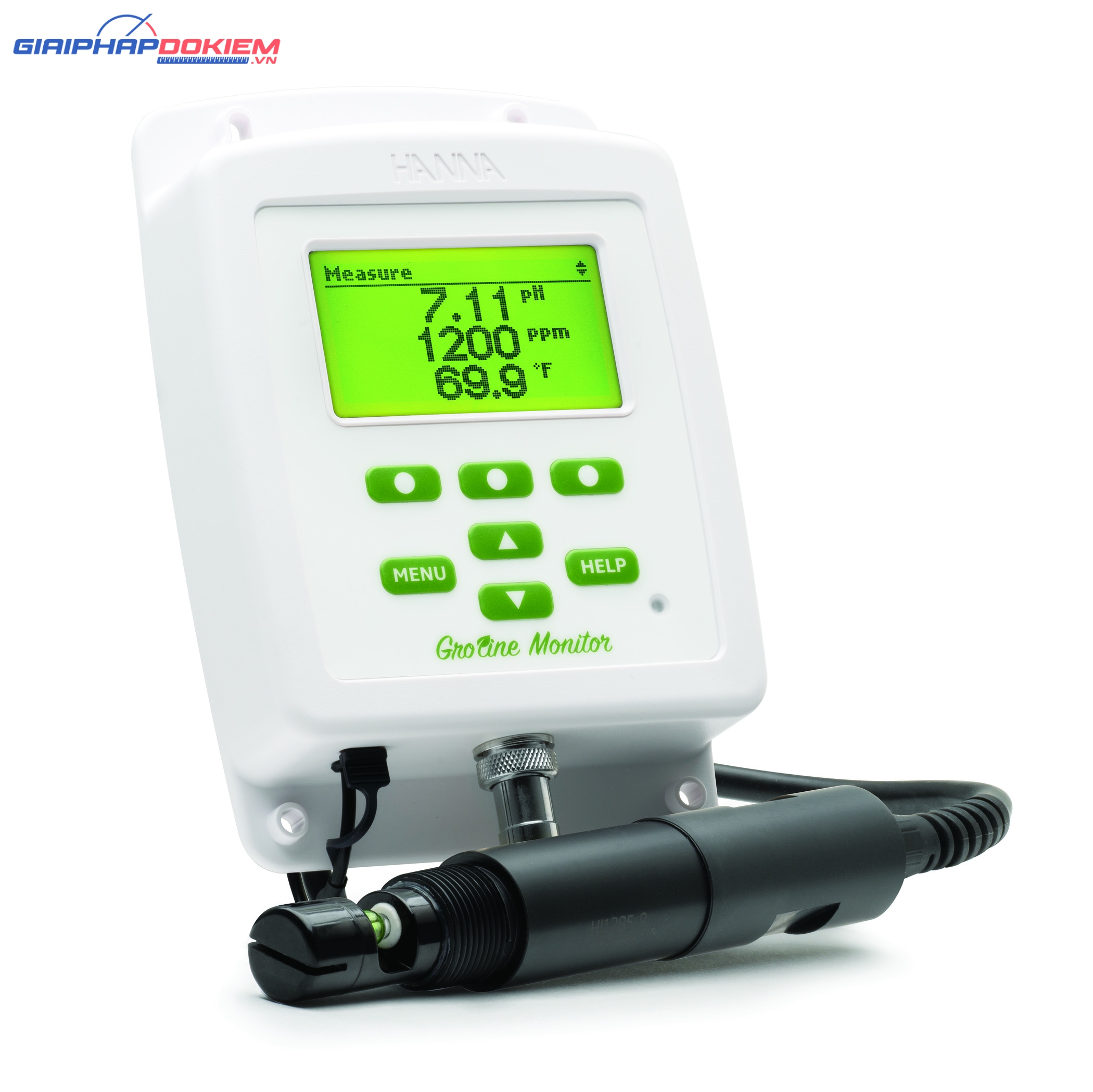 Màn hình Đo pH/EC/TDS/Nhiệt Độ Trong Đường Ống Chuyên Trong Thủy Canh - GroLine Hanna HI981421-02 3 Màn hình Đo pH/EC/TDS/Nhiệt Độ Trong Đường Ống Chuyên Trong Thủy Canh - GroLine Hanna HI981421-02