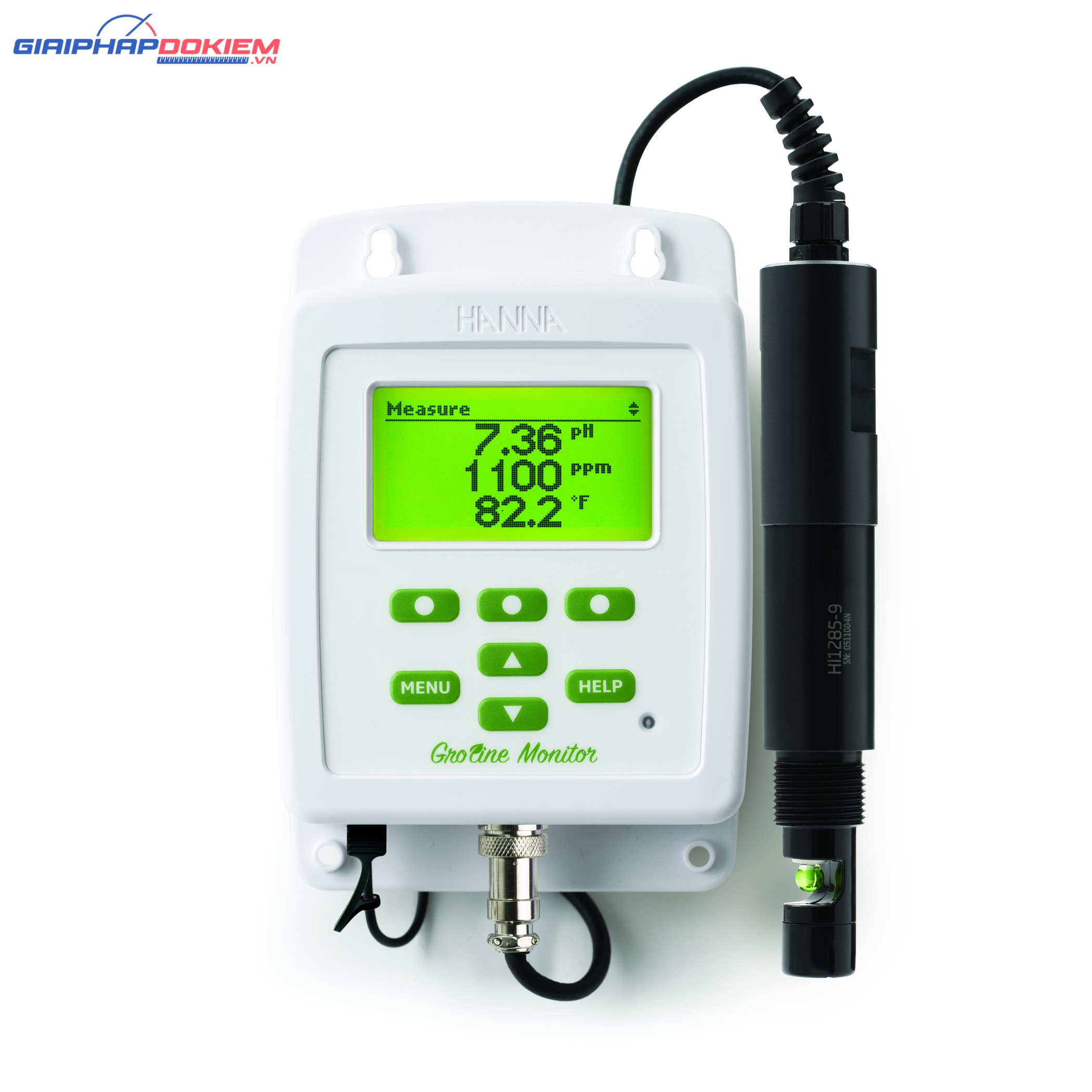 Màn hình Đo pH/EC/TDS/Nhiệt Độ Trong Đường Ống Chuyên Trong Thủy Canh - GroLine Hanna HI981421-02 2 Màn hình Đo pH/EC/TDS/Nhiệt Độ Trong Đường Ống Chuyên Trong Thủy Canh - GroLine Hanna HI981421-02