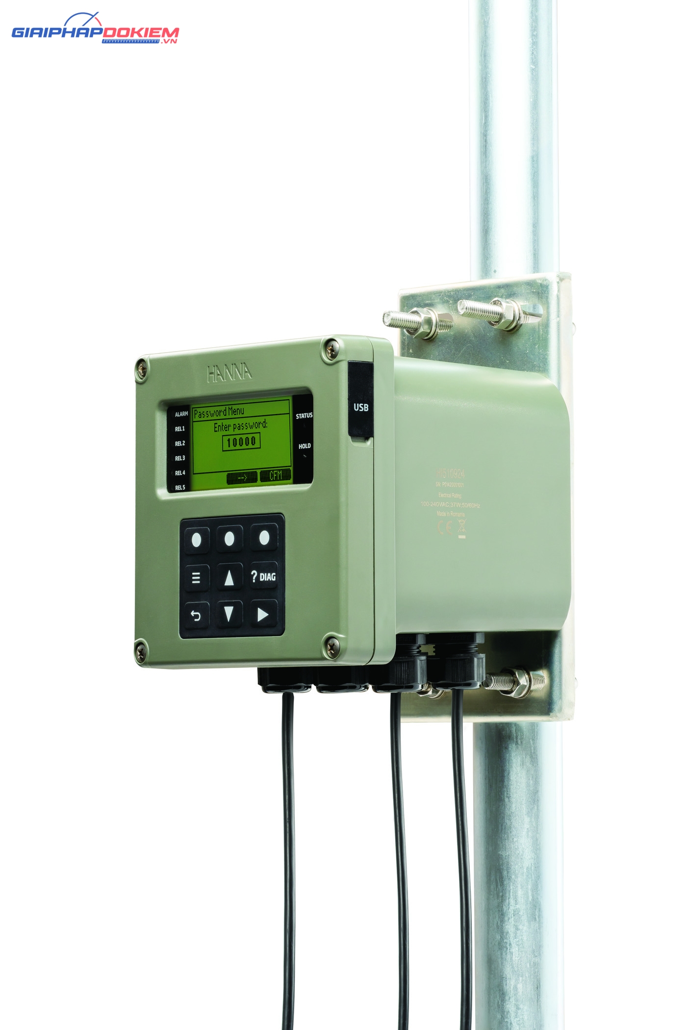 Màn Hình Kiểm Soát pH, ORP, EC, DO Đồng Thời Hanna HI510 2 Màn Hình Kiểm Soát pH, ORP, EC, DO Đồng Thời Hanna HI510