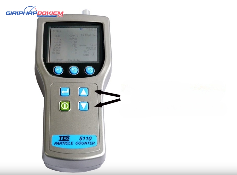 Máy đếm hạt bụi TES 5110 14 Máy đếm hạt bụi TES 5110