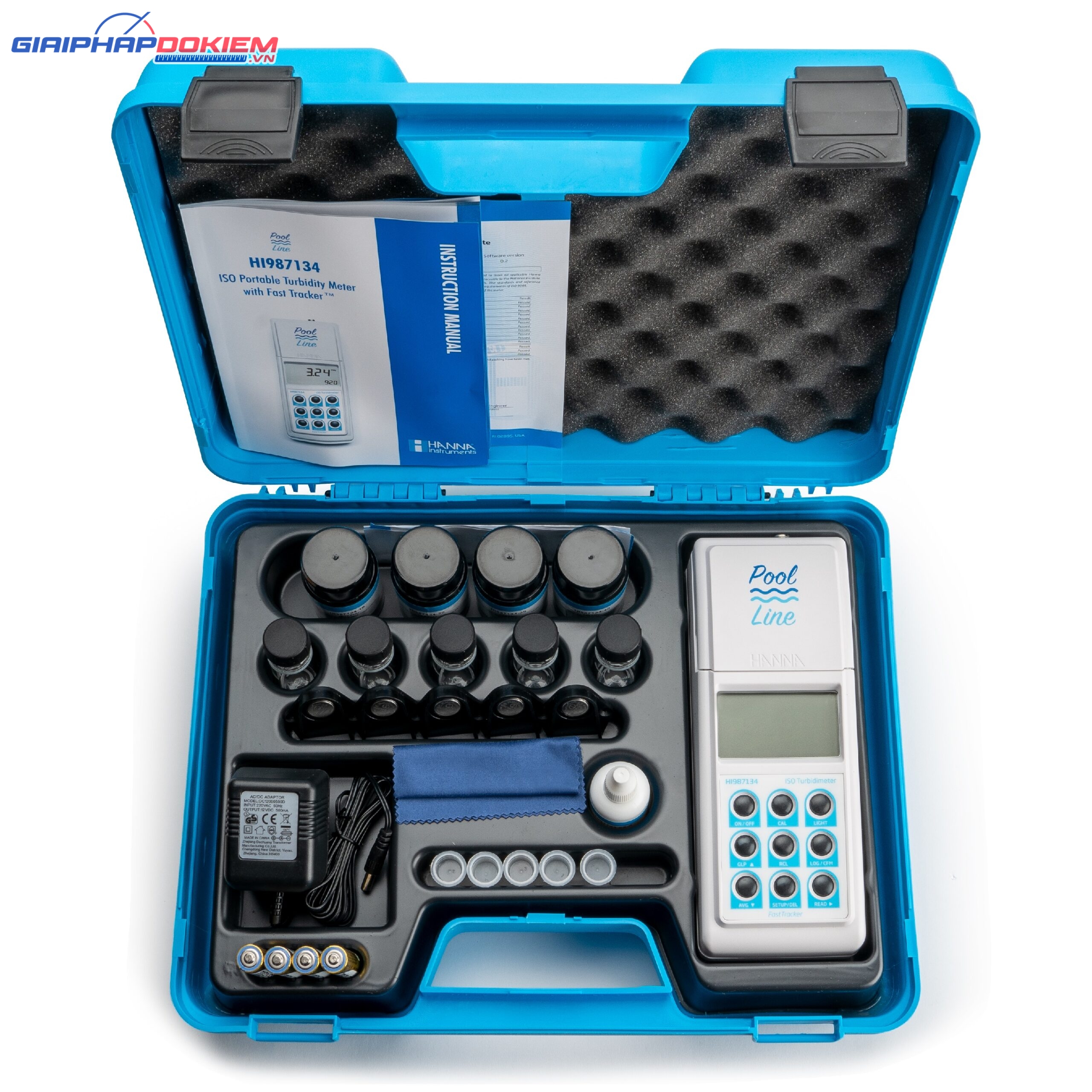 Máy Đo Độ Đục Nước Hồ Bơi Theo Tiêu Chuẩn ISO Hanna HI987134-02 3 Máy Đo Độ Đục Nước Hồ Bơi Theo Tiêu Chuẩn ISO Hanna HI987134-02
