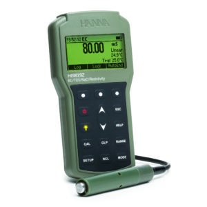 Máy Đo EC/TDS/Trở Kháng/Độ Mặn/Nhiệt Độ Chuyên Nghiệp Hanna HI98192 4 Máy Đo EC/TDS/Trở Kháng/Độ Mặn/Nhiệt Độ Chuyên Nghiệp Hanna HI98192