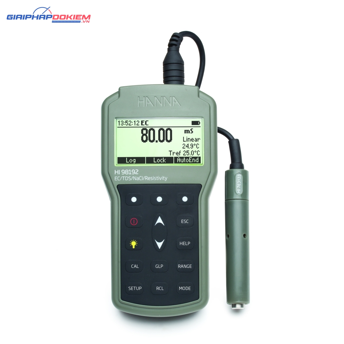 Máy Đo EC/TDS/Trở Kháng/Độ Mặn/Nhiệt Độ Chuyên Nghiệp Hanna HI98192 Máy Đo EC/TDS/Trở Kháng/Độ Mặn/Nhiệt Độ Chuyên Nghiệp Hanna HI98192