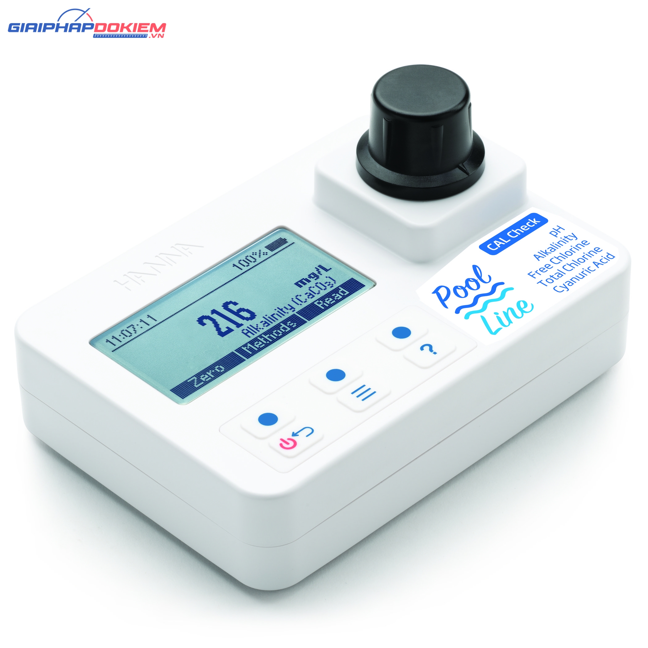Máy Đo Kiềm, Clo Dư Và Clo Tổng, Axit Cyanuric, Và pH Trong Hồ Bơi Hanna HI971044 1 Máy Đo Kiềm, Clo Dư Và Clo Tổng, Axit Cyanuric, Và pH Trong Hồ Bơi Hanna HI971044