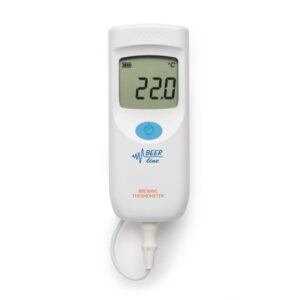 Máy Đo Nhiệt Độ (-20.0 đến 120.0°C) Đi Kèm Đầu Dò Cổng Tròn Cho Bia Hanna HI935012