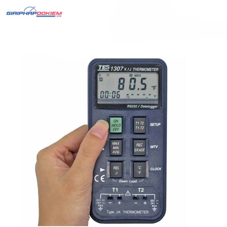Máy đo nhiệt độ TES 1307 9 Máy đo nhiệt độ TES 1307