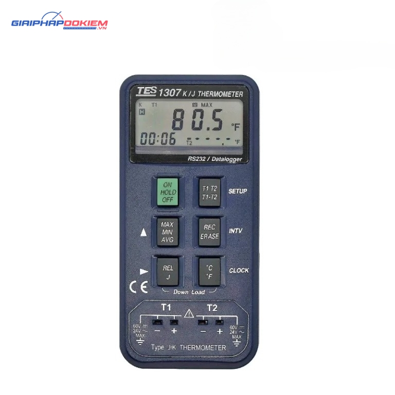 Máy đo nhiệt độ TES 1307 8 Máy đo nhiệt độ TES 1307