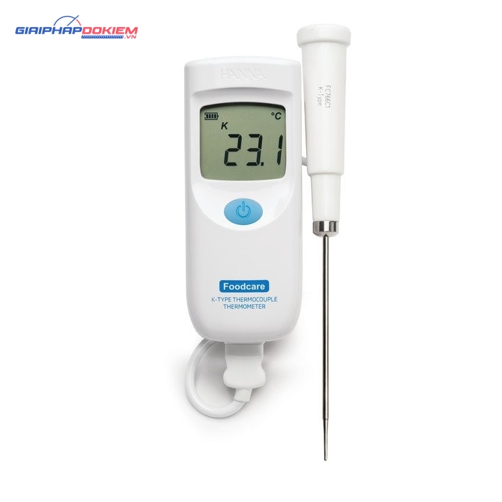 Máy Đo Nhiệt Độ Trong Thực Phẩm Cổng K Với Điện Cực Có Thể Thay Đổi Hanna HI9350011 Máy Đo Nhiệt Độ Trong Thực Phẩm Cổng K Với Điện Cực Có Thể Thay Đổi Hanna HI9350011
