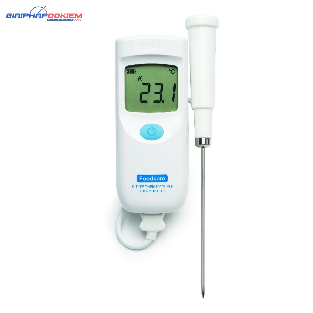 Máy Đo Nhiệt Độ Trong Thực Phẩm Loại K Kèm Đầu Dò FC766PW Hanna HI935001 Máy Đo Nhiệt Độ Trong Thực Phẩm Loại K Kèm Đầu Dò FC766PW Hanna HI935001