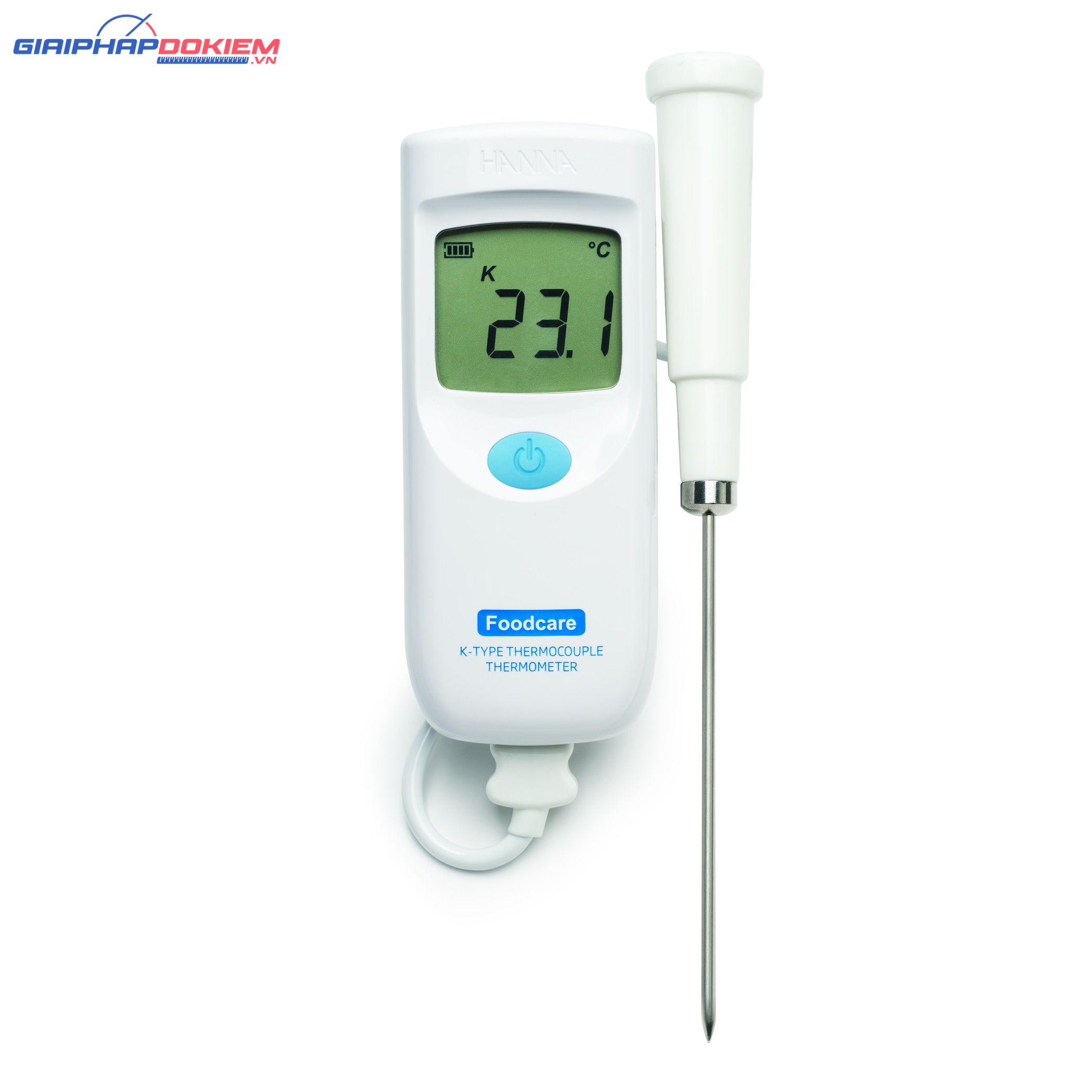 Máy Đo Nhiệt Độ Trong Thực Phẩm Loại K Kèm Đầu Dò FC766PW Hanna HI935001 1 Máy Đo Nhiệt Độ Trong Thực Phẩm Loại K Kèm Đầu Dò FC766PW Hanna HI935001