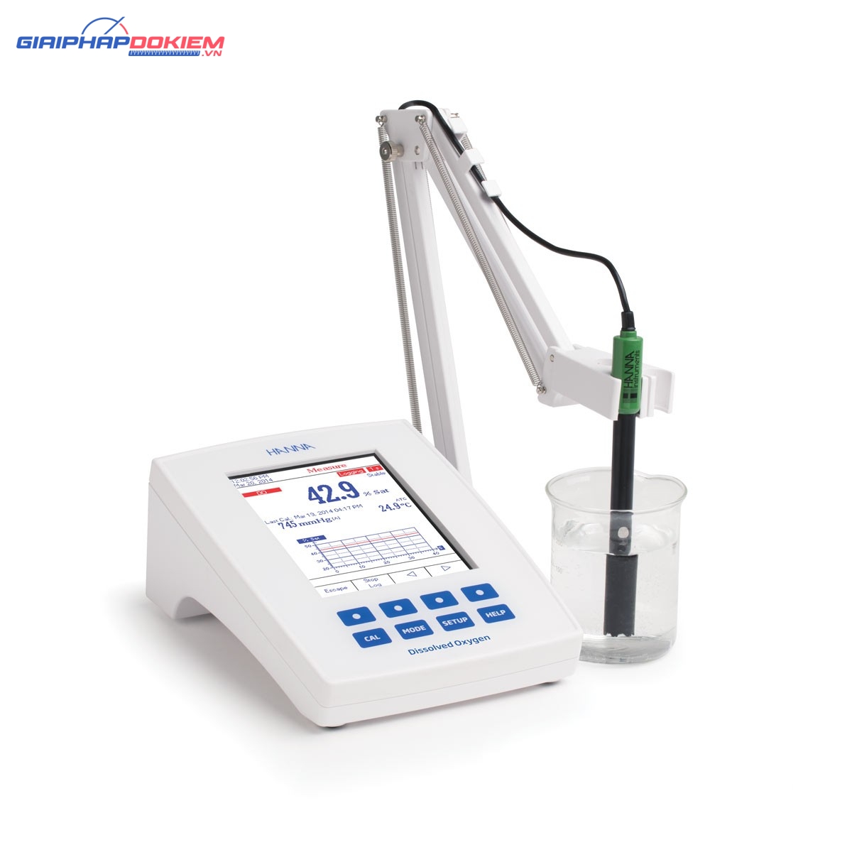 Máy Đo Oxy Hòa Tan/Nhiệt Độ Để Bàn Hanna HI5421-02 4 Máy Đo Oxy Hòa Tan/Nhiệt Độ Để Bàn Hanna HI5421-02
