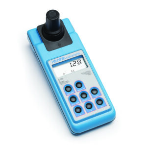 Máy Đo pH, Độ Đục, Clo, Axit Cyanuric, Iot, Brom Và Sắt Hanna HI93102 4 Máy Đo pH, Độ Đục, Clo, Axit Cyanuric, Iot, Brom Và Sắt Hanna HI93102
