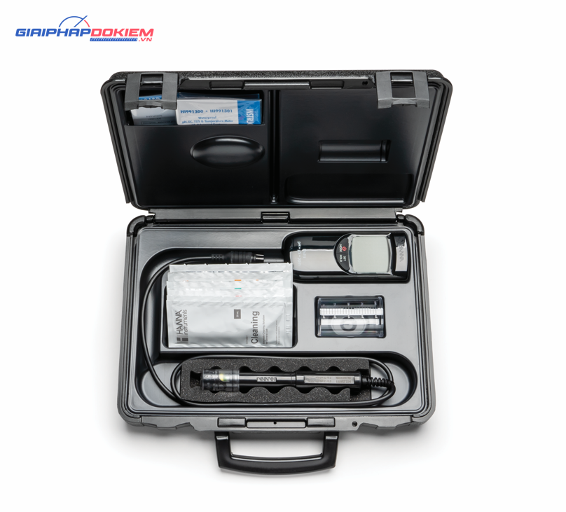 Máy Đo pH/EC/TDS/Nhiệt Độ Chống Thấm Nước (Thang Thấp) Hanna HI991300 2 Máy Đo pH/EC/TDS/Nhiệt Độ Chống Thấm Nước (Thang Thấp) Hanna HI991300