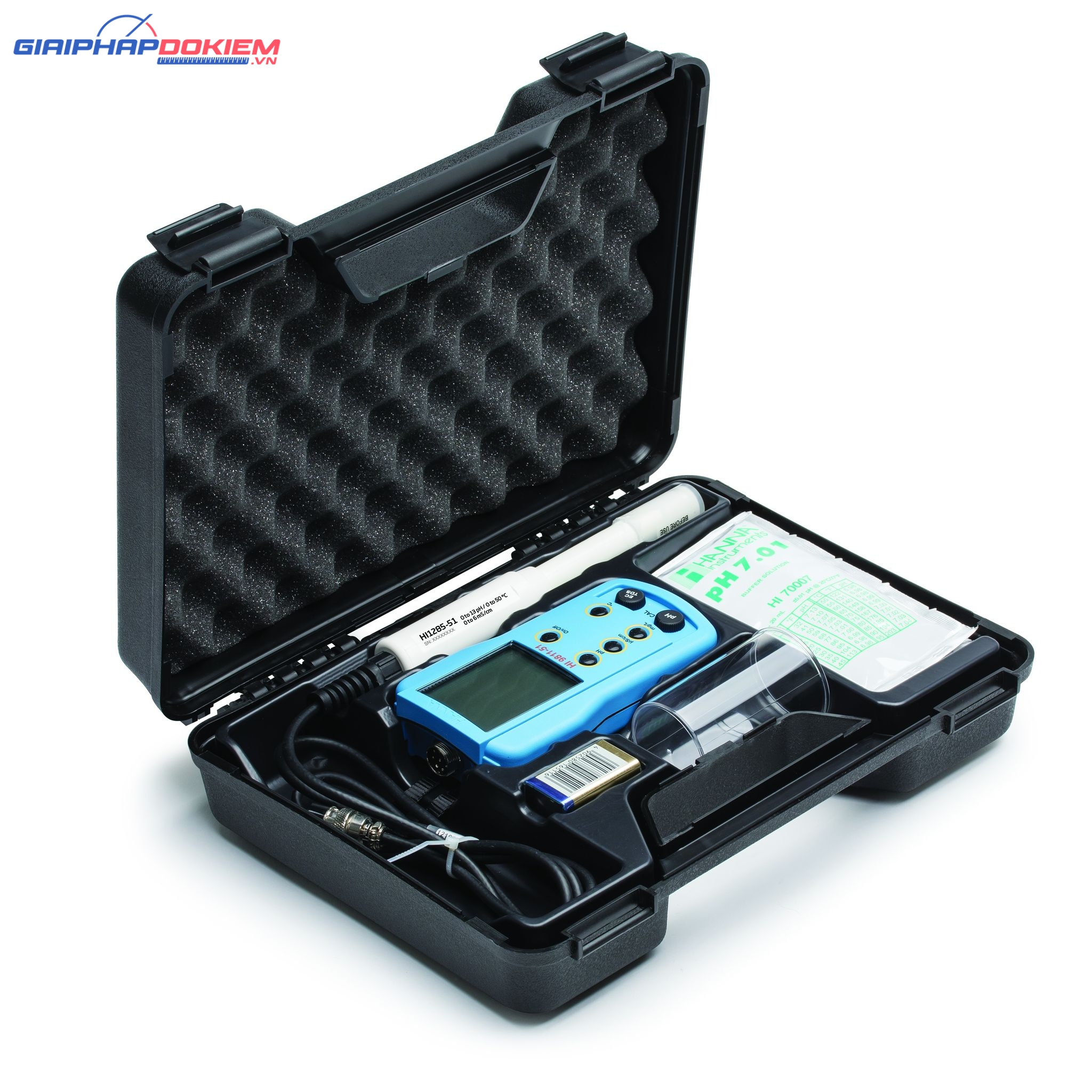 Máy đo pH/EC/TDS/Nhiệt độ Hanna HI9811-51 2 Máy đo pH/EC/TDS/Nhiệt độ Hanna HI9811-51