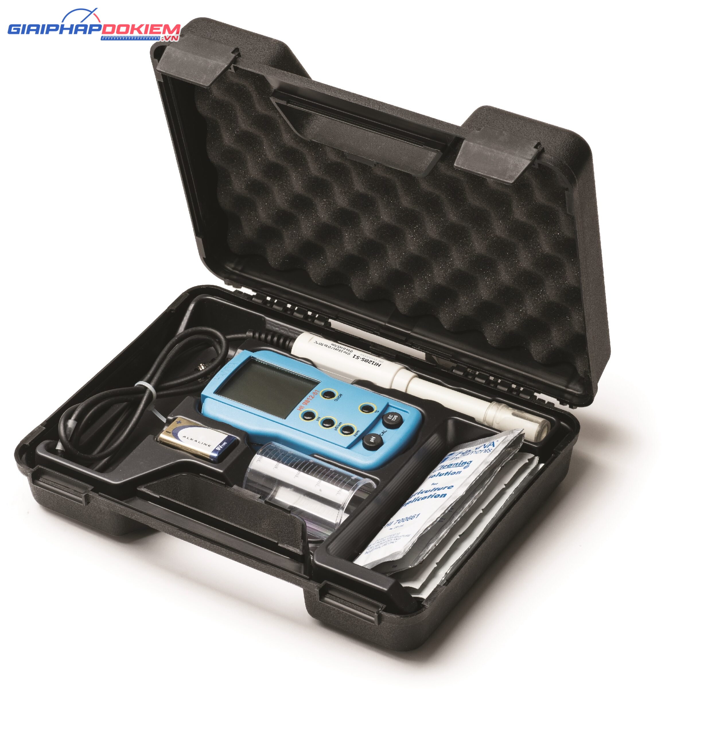 Máy đo pH/EC/TDS/Nhiệt độ Hanna HI9812-51 2 Máy đo pH/EC/TDS/Nhiệt độ Hanna HI9812-51