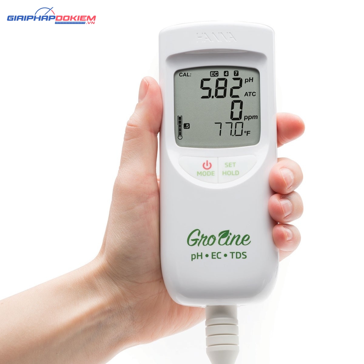 Máy Đo pH/EC/TDS/Nhiệt Độ Trong Thủy Canh GroLine Hanna HI9814 2 Máy Đo pH/EC/TDS/Nhiệt Độ Trong Thủy Canh GroLine Hanna HI9814