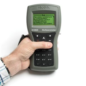 Máy Đo pH/ISE/EC/DO/Độ Đục Chống Thấm Nước Có GPS Hanna HI9829 5 Máy Đo pH/ISE/EC/DO/Độ Đục Chống Thấm Nước Có GPS Hanna HI9829