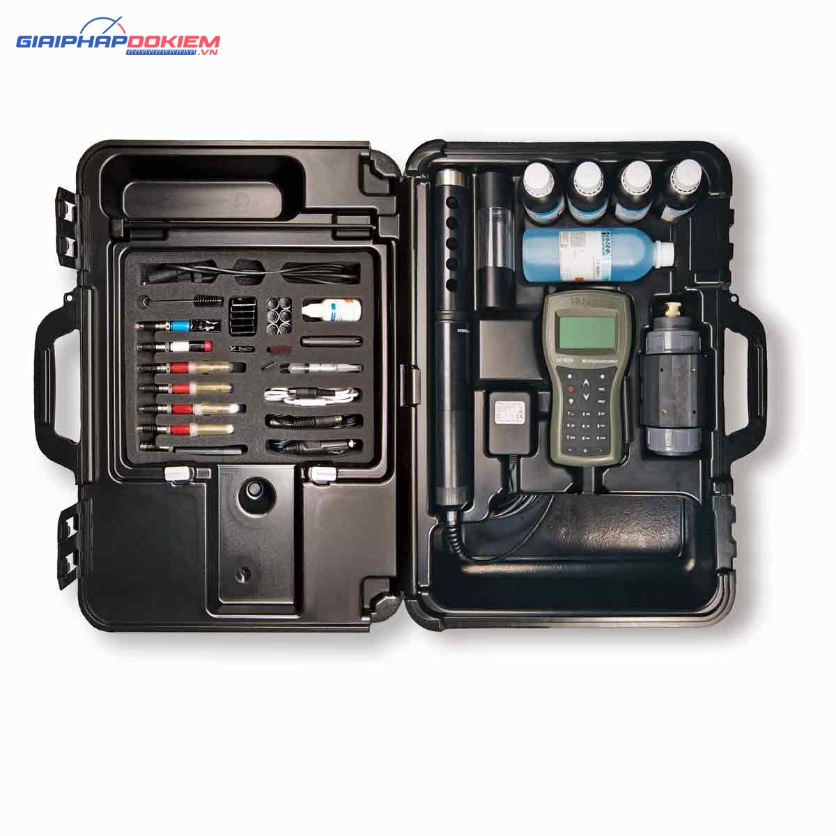 Máy Đo pH/ISE/EC/DO/Độ Đục Chống Thấm Nước Có GPS Hanna HI9829 4 Máy Đo pH/ISE/EC/DO/Độ Đục Chống Thấm Nước Có GPS Hanna HI9829