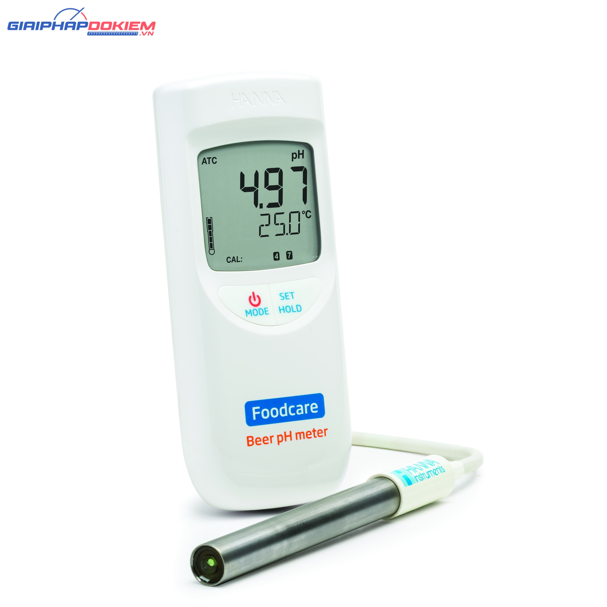 Máy đo pH/Nhiệt Độ Chuyên Trong Bia Hanna HI99151 2 Máy đo pH/Nhiệt Độ Chuyên Trong Bia Hanna HI99151