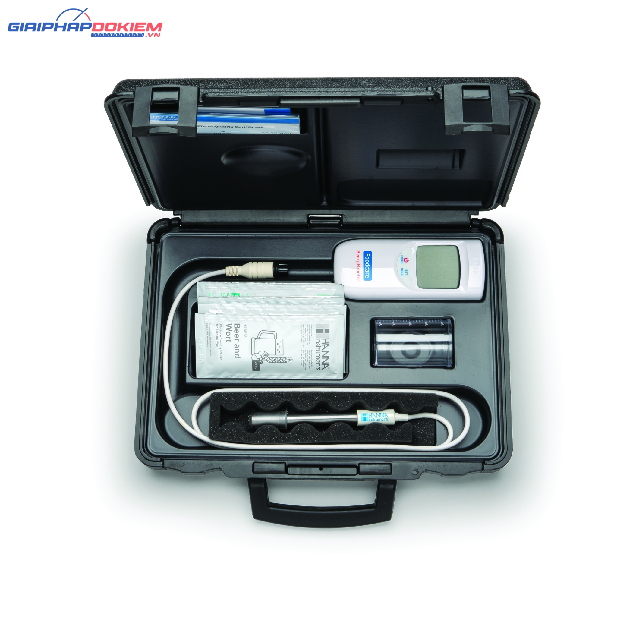 Máy đo pH/Nhiệt Độ Chuyên Trong Bia Hanna HI99151 3 Máy đo pH/Nhiệt Độ Chuyên Trong Bia Hanna HI99151