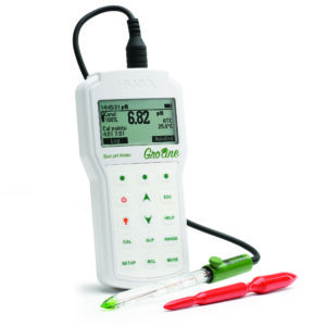 Máy Đo pH/Nhiệt Độ Đất Và Nước Cầm Tay Chuyên Nghiệp GroLine Hanna HI98168 6 Máy Đo pH/Nhiệt Độ Đất Và Nước Cầm Tay Chuyên Nghiệp GroLine Hanna HI98168