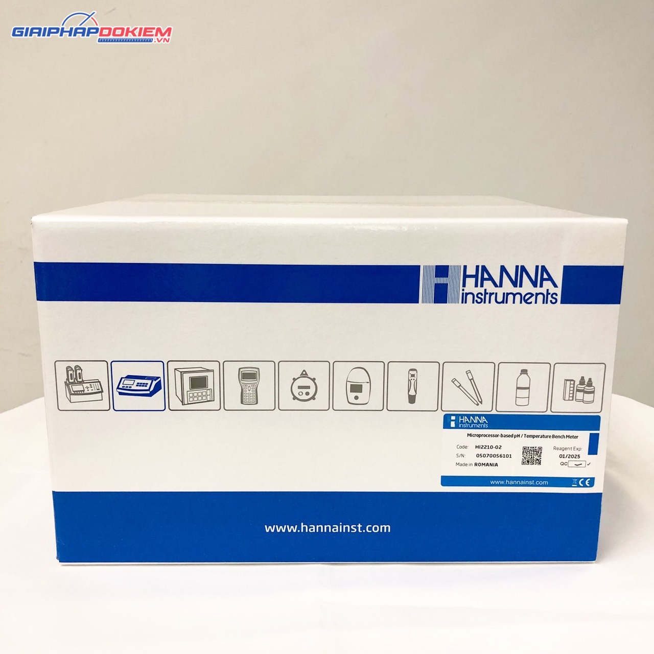Máy đo pH/Nhiệt Độ để bàn Hanna HI2210-02 2 Máy đo pH/Nhiệt Độ để bàn Hanna HI2210-02