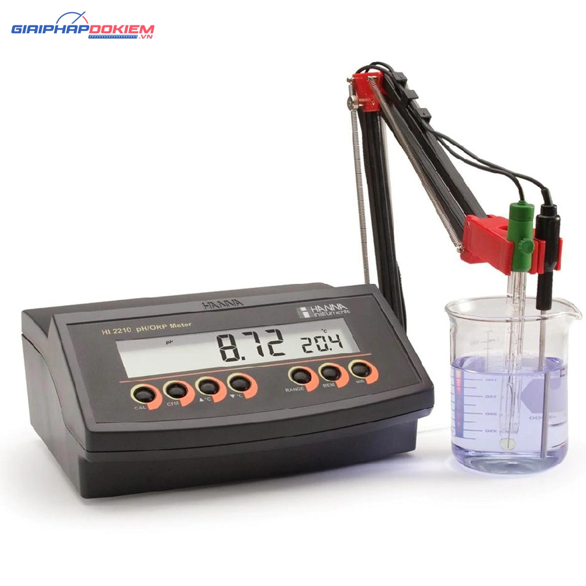 Máy đo pH/Nhiệt Độ để bàn Hanna HI2210-02 1 Máy đo pH/Nhiệt Độ để bàn Hanna HI2210-02