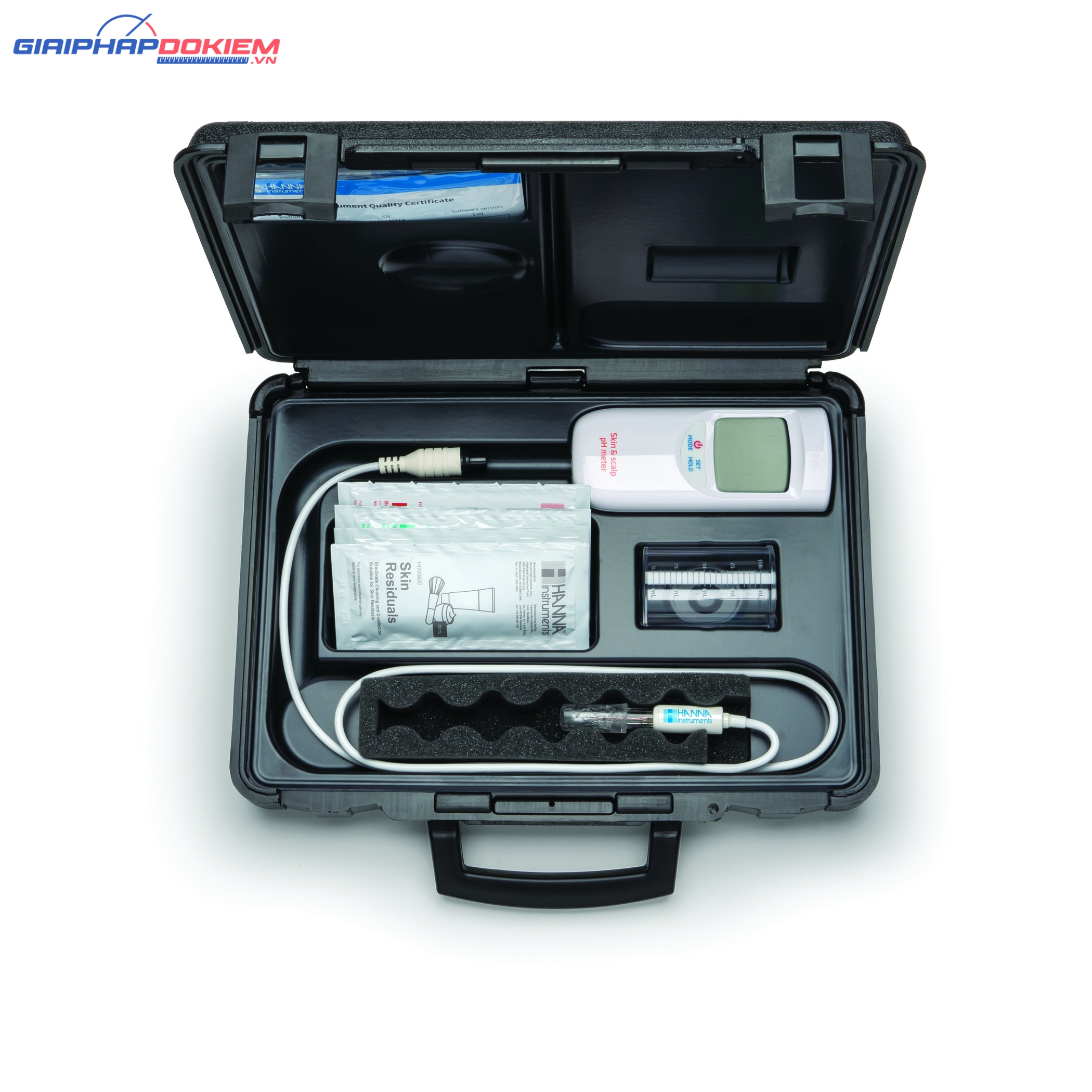 Máy Đo pH/Nhiệt Độ Trên Bề Mặt Da Người Và Da Đầu Hanna HI99181 2 Máy Đo pH/Nhiệt Độ Trên Bề Mặt Da Người Và Da Đầu Hanna HI99181