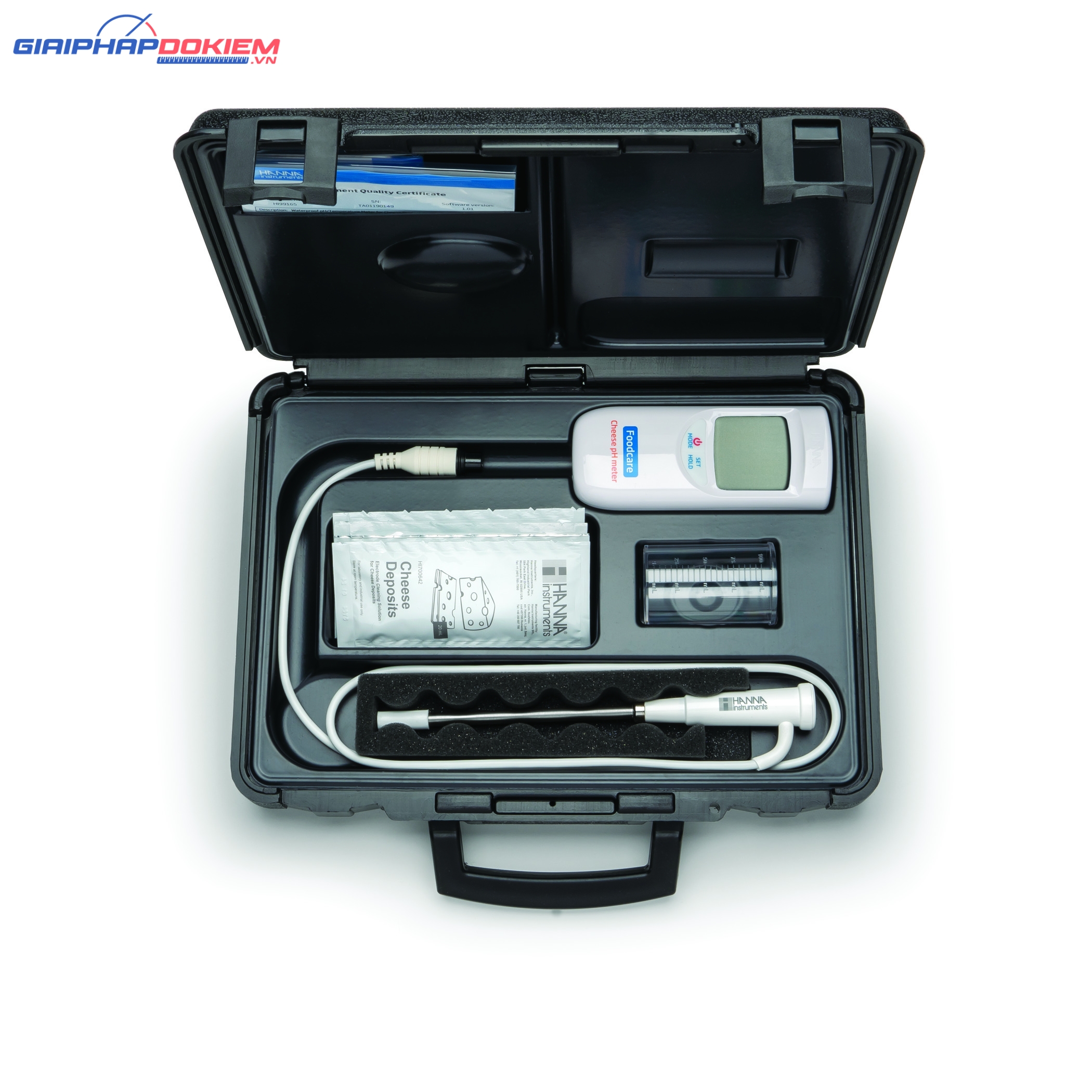 Máy Đo pH/Nhiệt Độ Trong Pho Mát Hanna HI99165 7 Máy Đo pH/Nhiệt Độ Trong Pho Mát Hanna HI99165