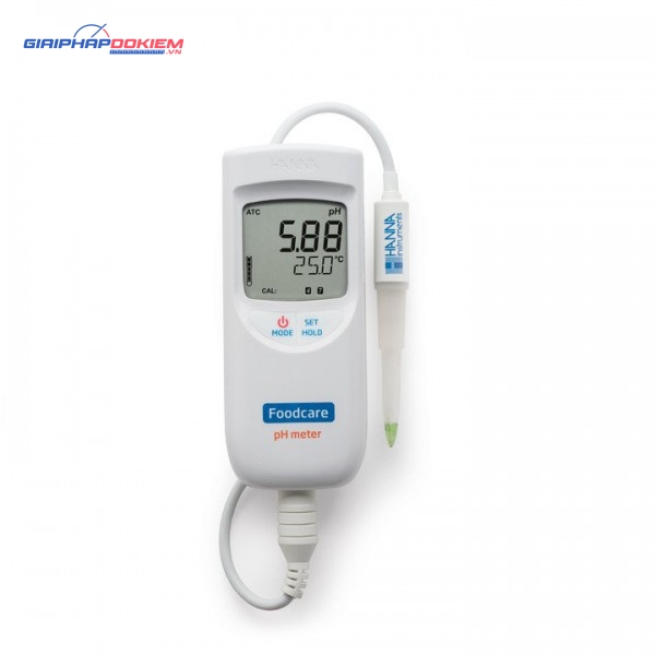 Máy Đo pH/Nhiệt Độ Trong Sữa Chua, Phô Mai Và Thực Phẩm Bán Rắn (HACCP) Hanna HI99161 1 Máy Đo pH/Nhiệt Độ Trong Sữa Chua, Phô Mai Và Thực Phẩm Bán Rắn (HACCP) Hanna HI99161