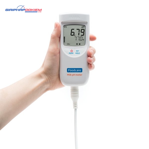 Máy Đo pH/Nhiệt Độ Trong Sữa Hanna HI99162 4 Máy Đo pH/Nhiệt Độ Trong Sữa Hanna HI99162